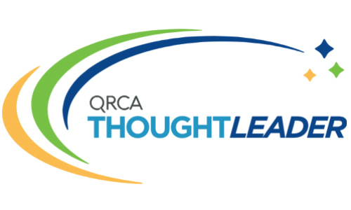 A logo for qrca thought leaders